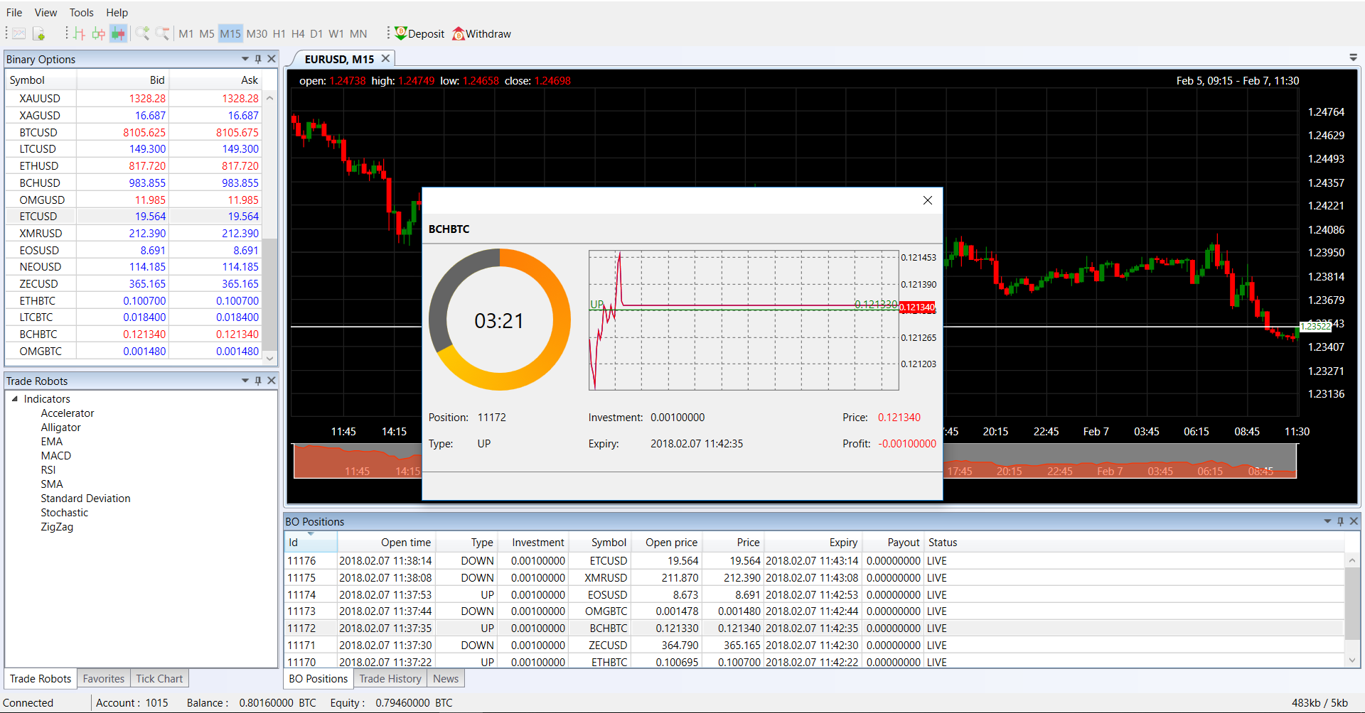 Crypto Trading Platform desktop